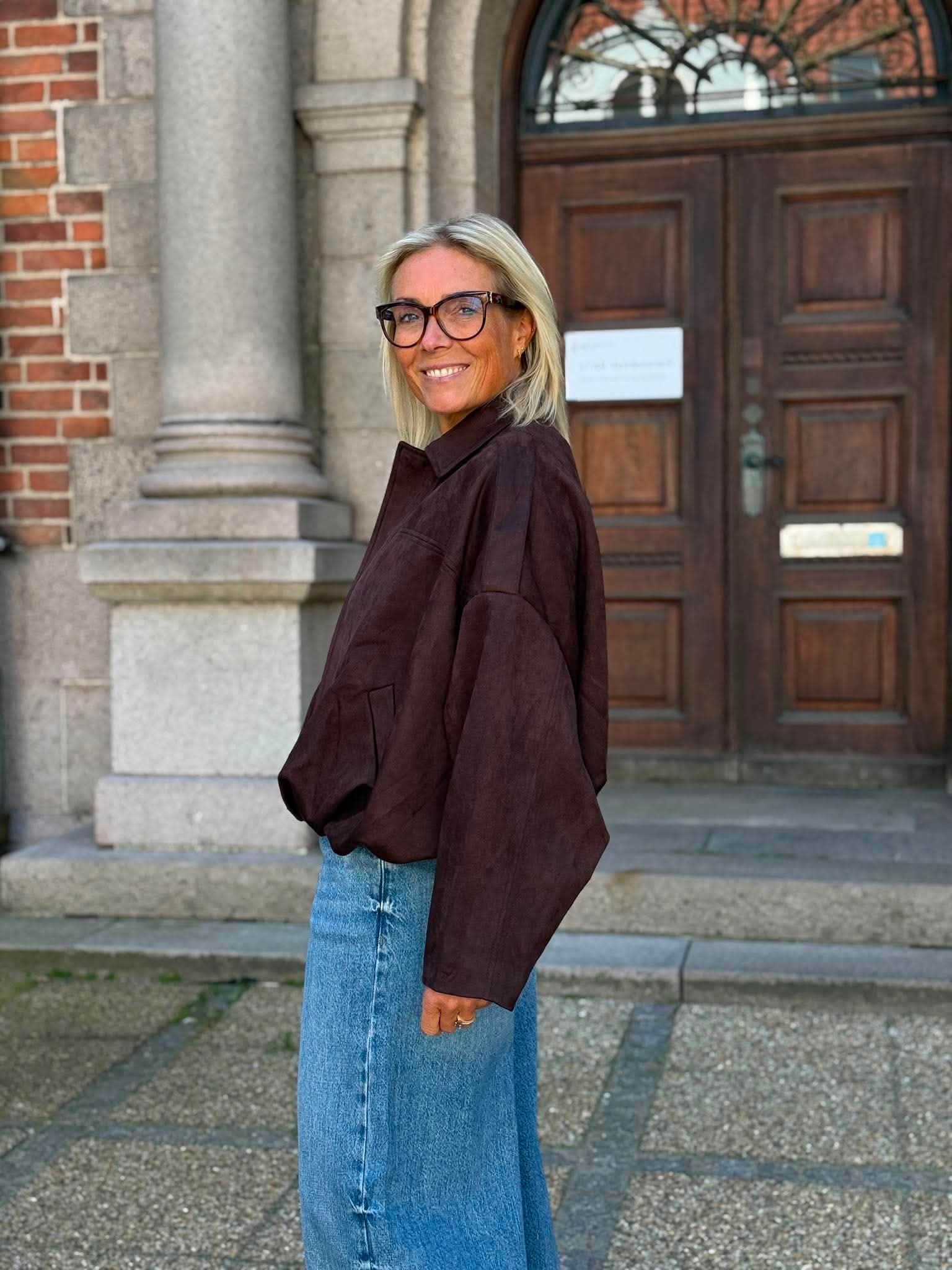 VMHAZEL Bomber Jacket - Seal Brown